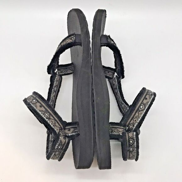 Teva Original Universal Maressa Sandals Women's 9 Brown Black Hook & Loop Beach - Picture 7 of 10